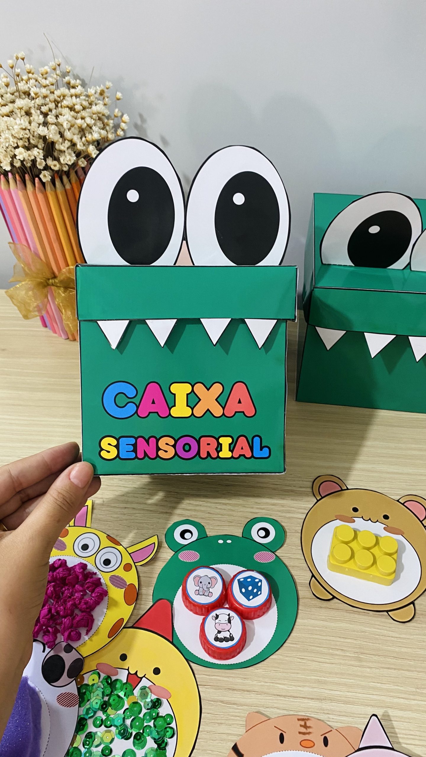 Caixa Sensorial – Educativa e Criativa: Materiais Pedagógicos Inovadores